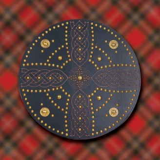 CELTIC CROSS SCOTTISH TARGE SHIELD